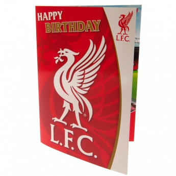 FC Liverpool narodeninové želanie musical birthday card