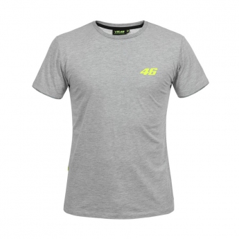 Valentino Rossi pánske tričko grey logo VR46 yellow Core