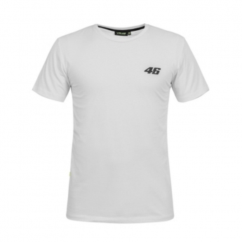 Valentino Rossi pánske tričko white logo VR46 black Core