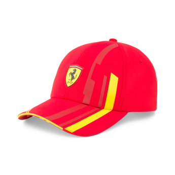 Ferrari detská čiapka baseballová šiltovka Carlos Sainz SE red F1 Team 2023