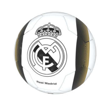 Real Madrid futbalová lopta black white