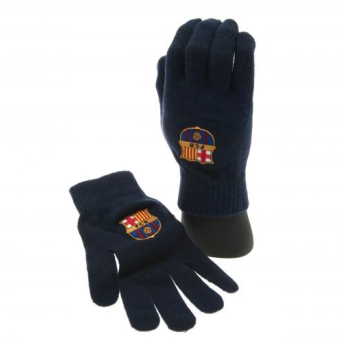 FC Barcelona zimné rukavice blue