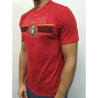 Ottawa Senators pánske tričko Stripe Overlay red