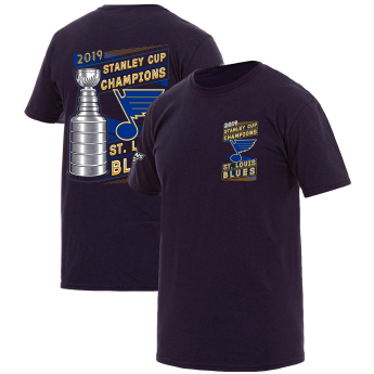 St. Louis Blues pánske tričko 2019 Stanley Cup Champions Navy