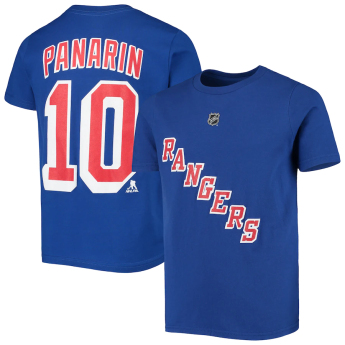 New York Rangers detské tričko Artemi Panarin #10 Player Name & Number