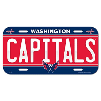 Washington Capitals ceduľa na stenu License Plate Banner