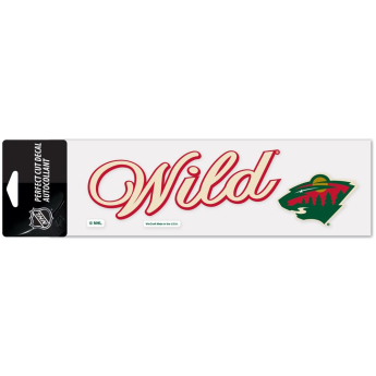 Minnesota Wild samolepka Logo text decal