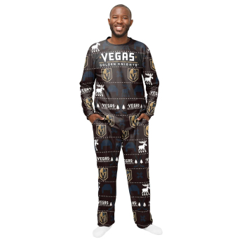 Vegas Golden Knights pánske pyžamo Ugly Holiday Pajamas NHL
