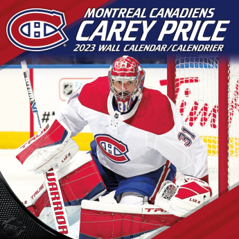 Montreal Canadiens kalendár Carey Price #31 2023 Wall Calendar