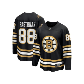 Boston Bruins detský hokejový dres David Pastrnak #88 black 100th Anniversary Premier Breakaway Jersey
