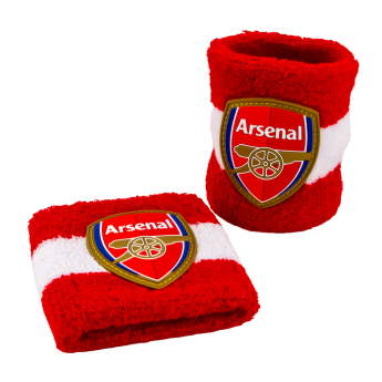 FC Arsenal potítka 2 pack red with white Wristbands