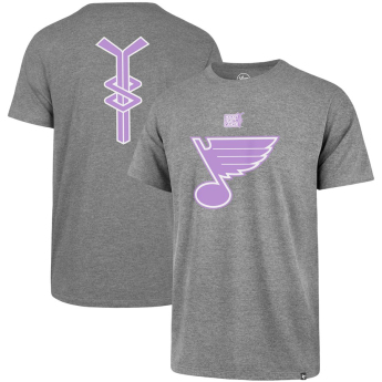 St. Louis Blues pánske tričko grey 47 Hockey Fights Cancer