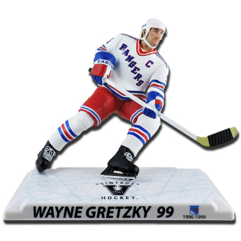New York Rangers figúrka #99 Wayne Gretzky Imports Dragon Player Replica white