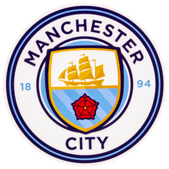 Manchester City nálepka Crest Car Sticker