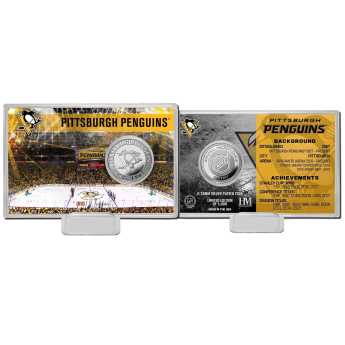 Pittsburgh Penguins zberateľské mince History Silver Coin Card Limited Edition od 5000