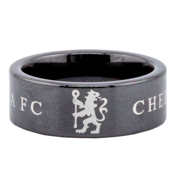 FC Chelsea prsteň Black Ceramic Ring Small