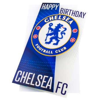 FC Chelsea blahoprianie Crest Birthday Card