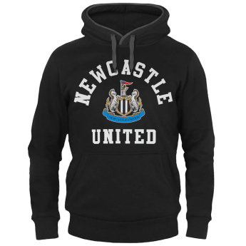 Newcastle United pánska mikina s kapucňou Graphic black
