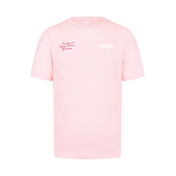 Formule 1 pánske tričko RDW Primrose Pink F1 2024
