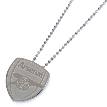 FC Arsenal retiazka na krk s príveskom Stainless Steel Large Pendant & Chain
