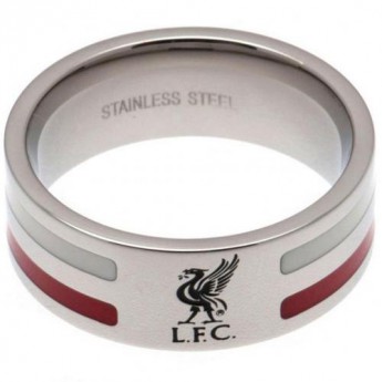 FC Liverpool prsteň Colour Stripe Ring Large
