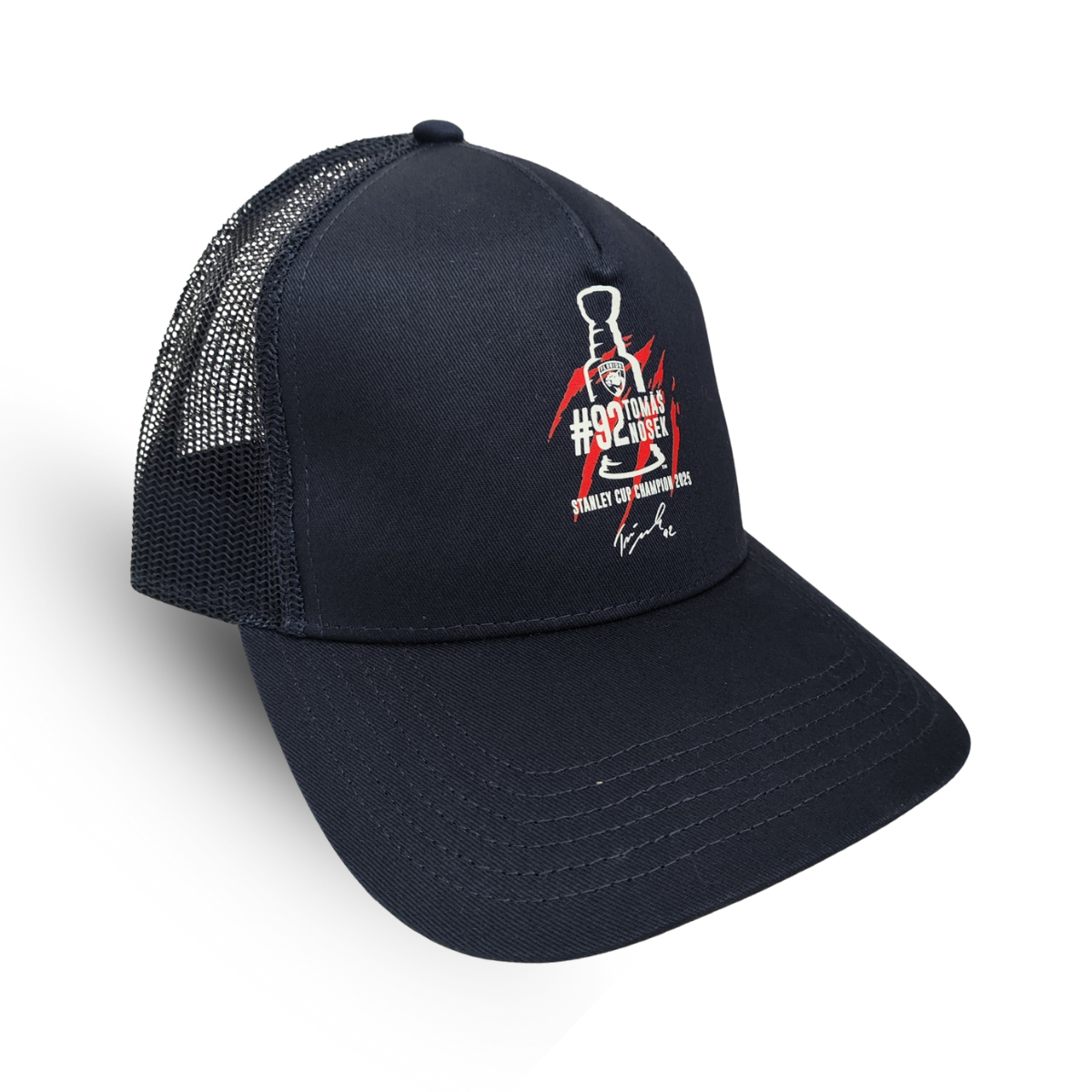 Florida Panthers čiapka baseballová šiltovka Tomáš Nosek #92 Stanley Cup Champion 2025 navy