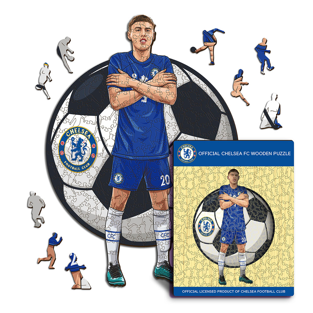 FC Chelsea drevené puzzle Cole Palmer 500 pcs