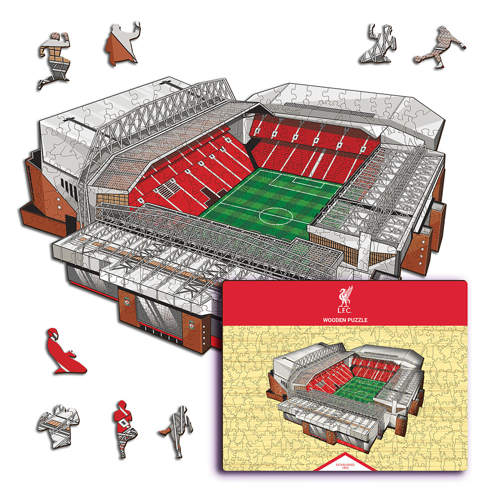 FC Liverpool drevené puzzle Anfield 150 pcs