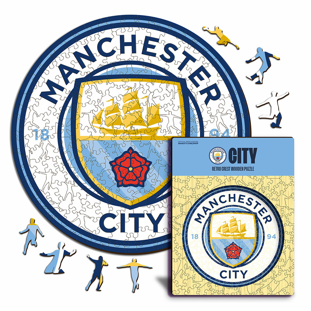 Manchester City drevené puzzle Crest 270 pcs