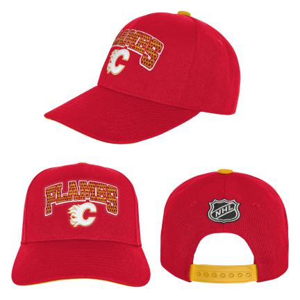 Calgary Flames detská čiapka flat šiltovka Essentials Procrown