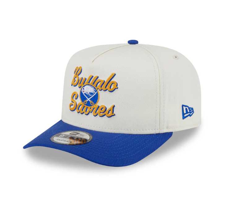 Buffalo Sabres čiapka baseballová šiltovka New Era 950AF Chainstitch white
