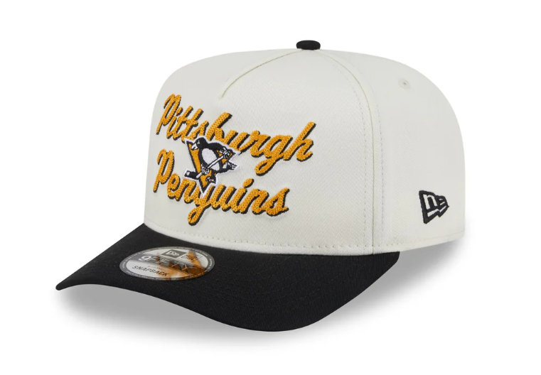 Pittsburgh Penguins čiapka baseballová šiltovka New Era 950AF Chainstitch white