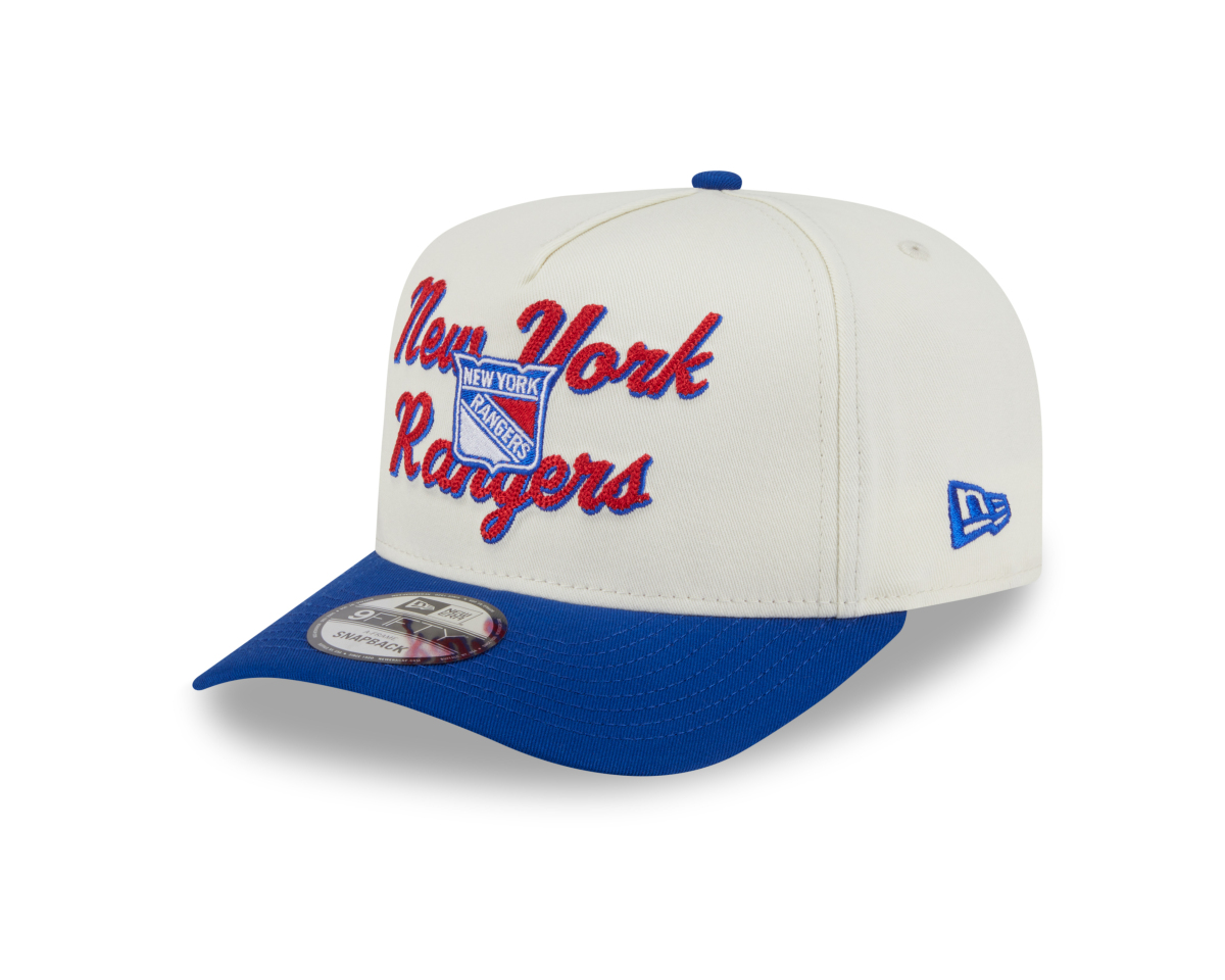 New York Rangers čiapka baseballová šiltovka New Era 950AF Chainstitch white