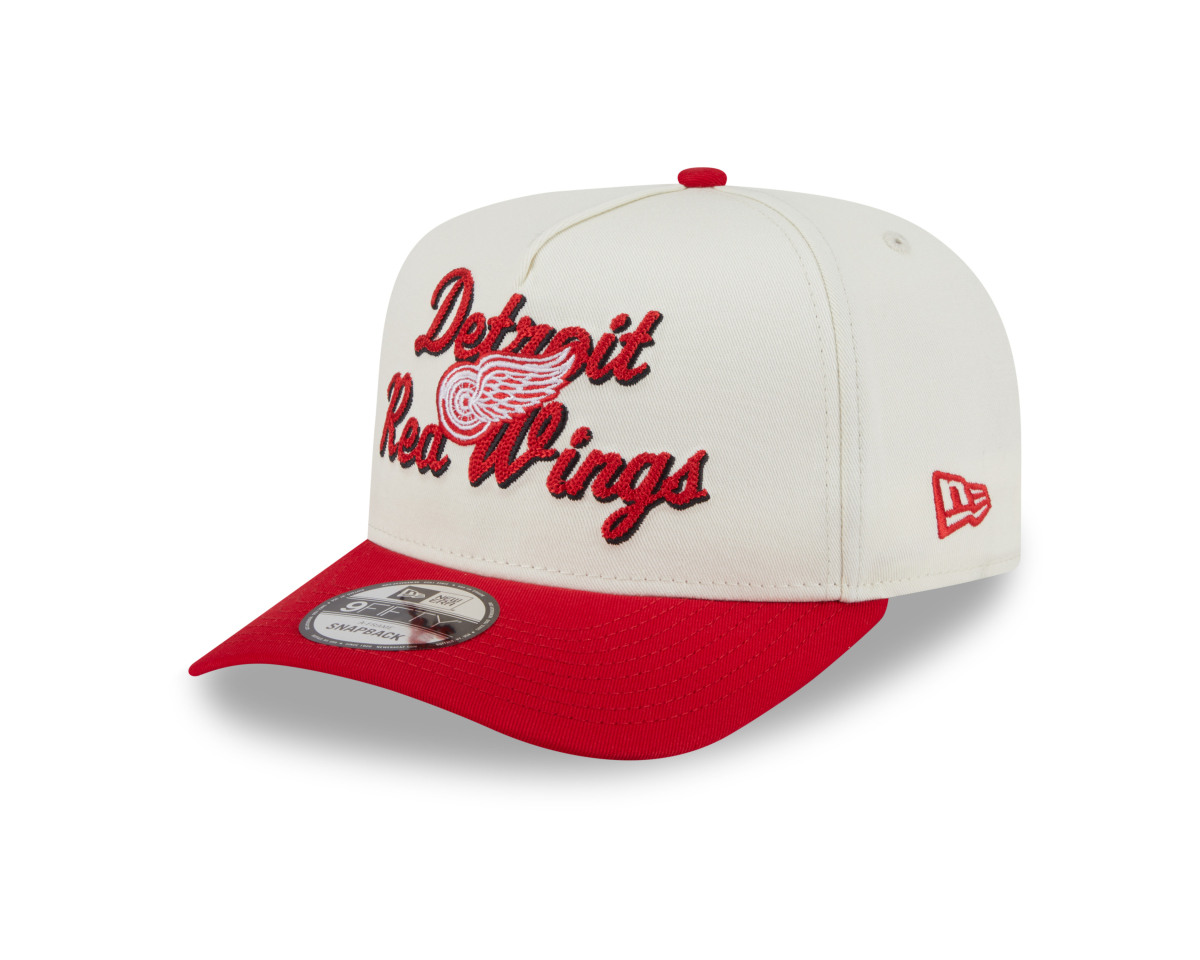 Detroit Red Wings čiapka baseballová šiltovka New Era 950AF Chainstitch white
