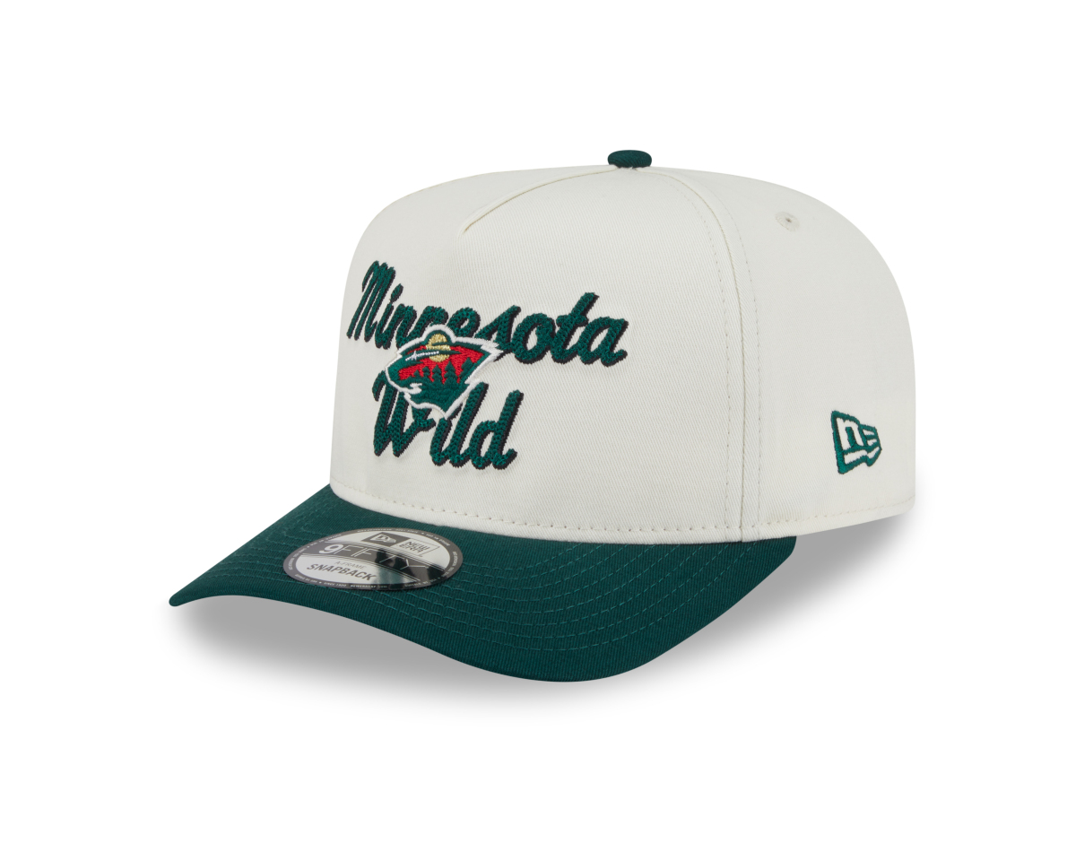 Minnesota Wild čiapka baseballová šiltovka New Era 950AF Chainstitch white