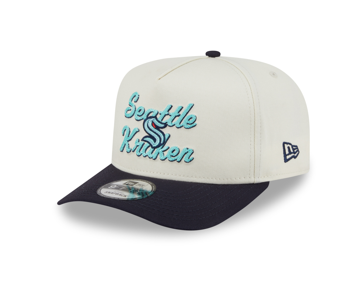 Seattle Kraken čiapka baseballová šiltovka New Era 950AF Chainstitch white