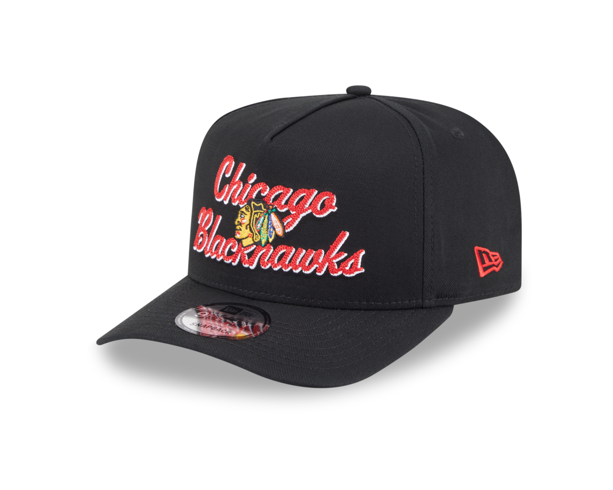 Chicago Blackhawks čiapka baseballová šiltovka New Era 950AF Chainstitch black