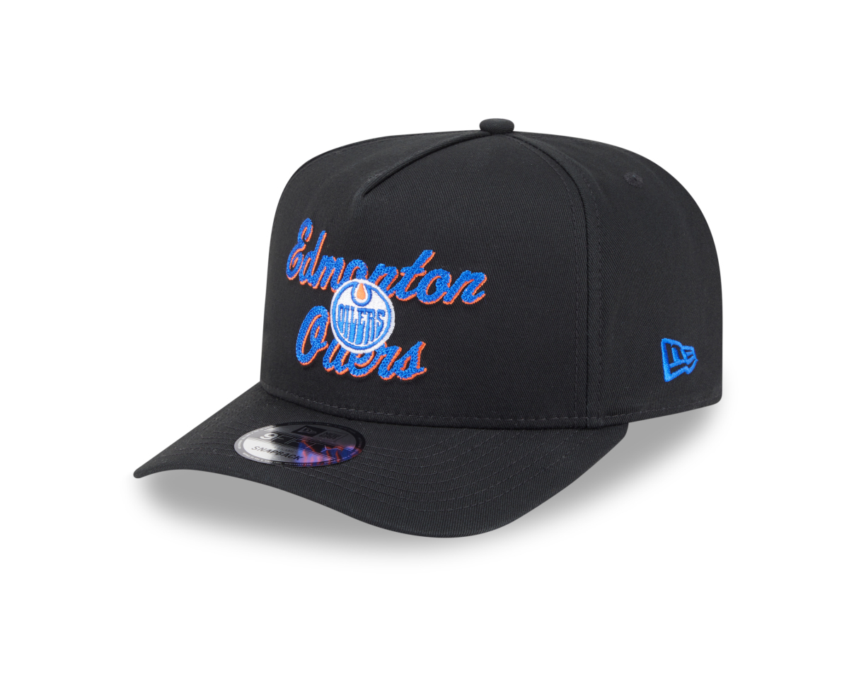 Edmonton Oilers čiapka baseballová šiltovka New Era 950AF Chainstitch black