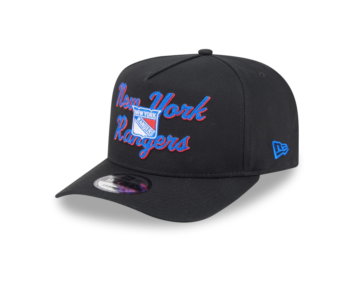 New York Rangers čiapka baseballová šiltovka New Era 950AF Chainstitch black