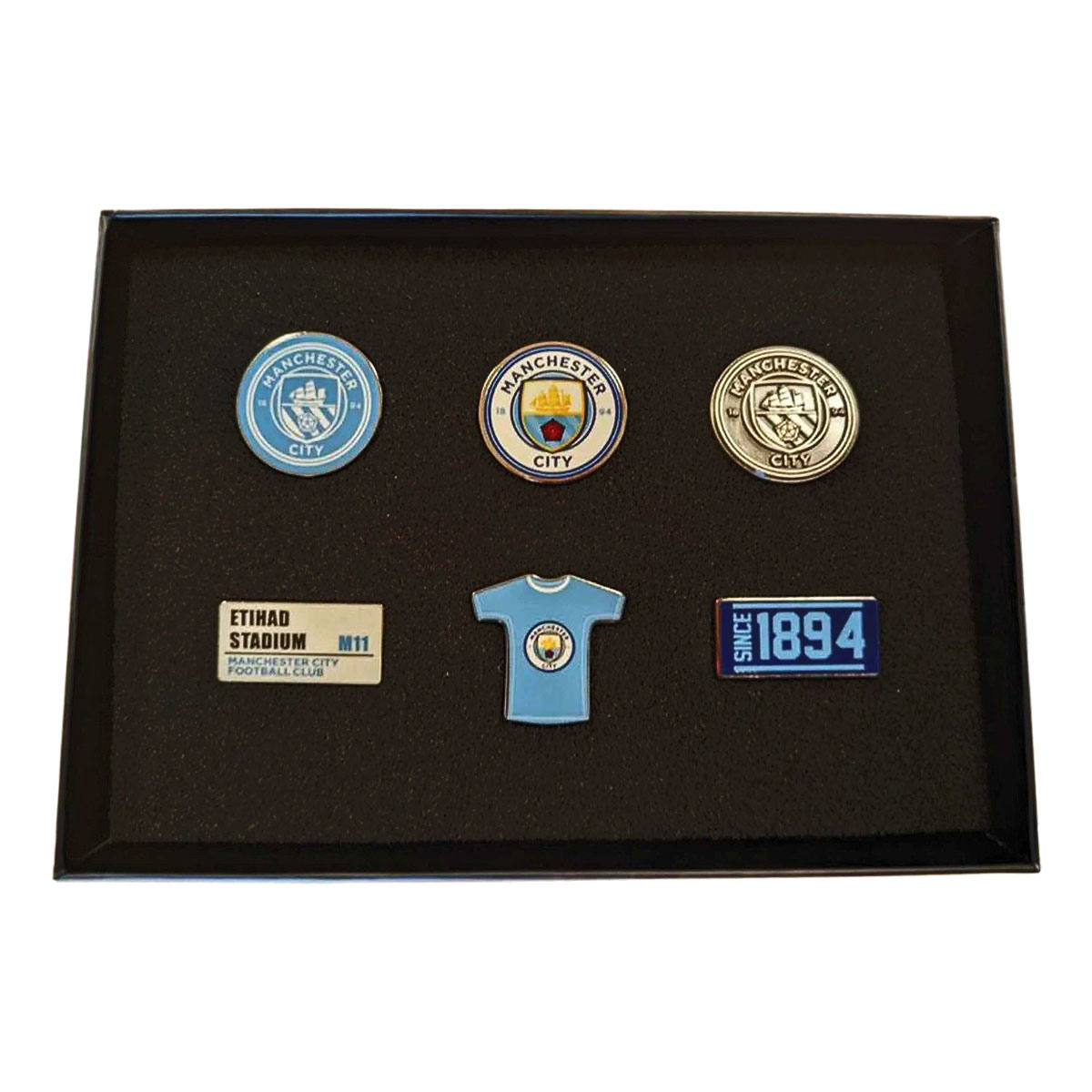 Manchester City set odznáčikov 6pc