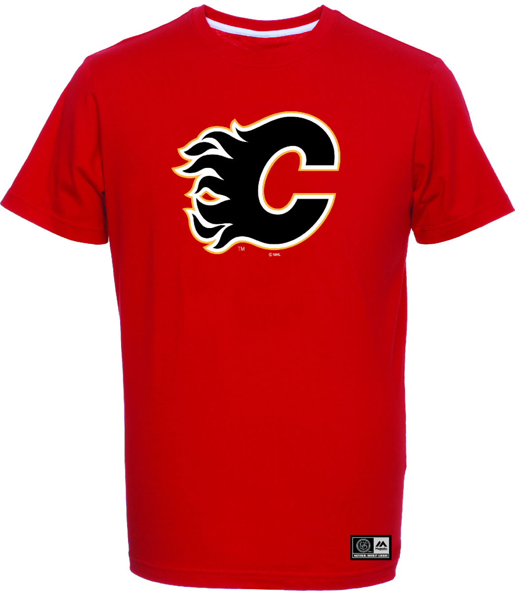 Calgary Flames pánske tričko Logo red