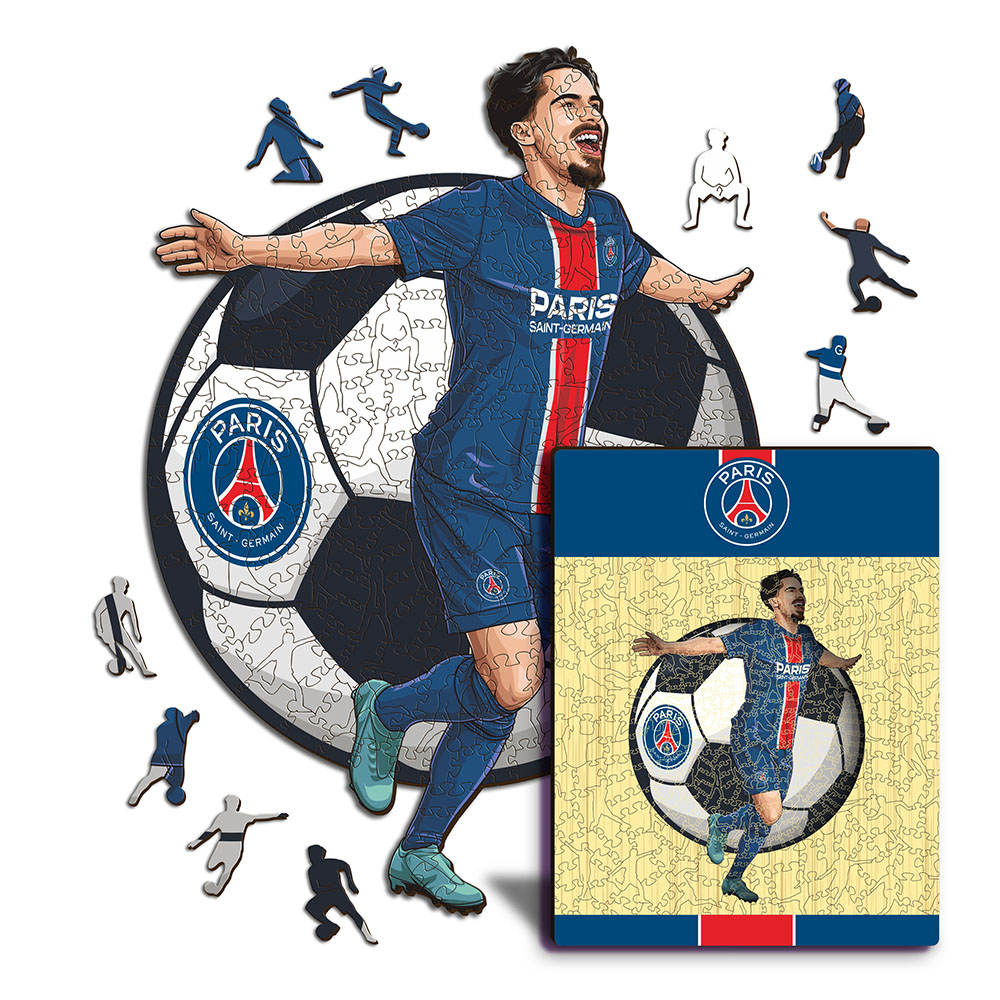 Paris Saint Germain drevené puzzle Vitinha 500 pcs