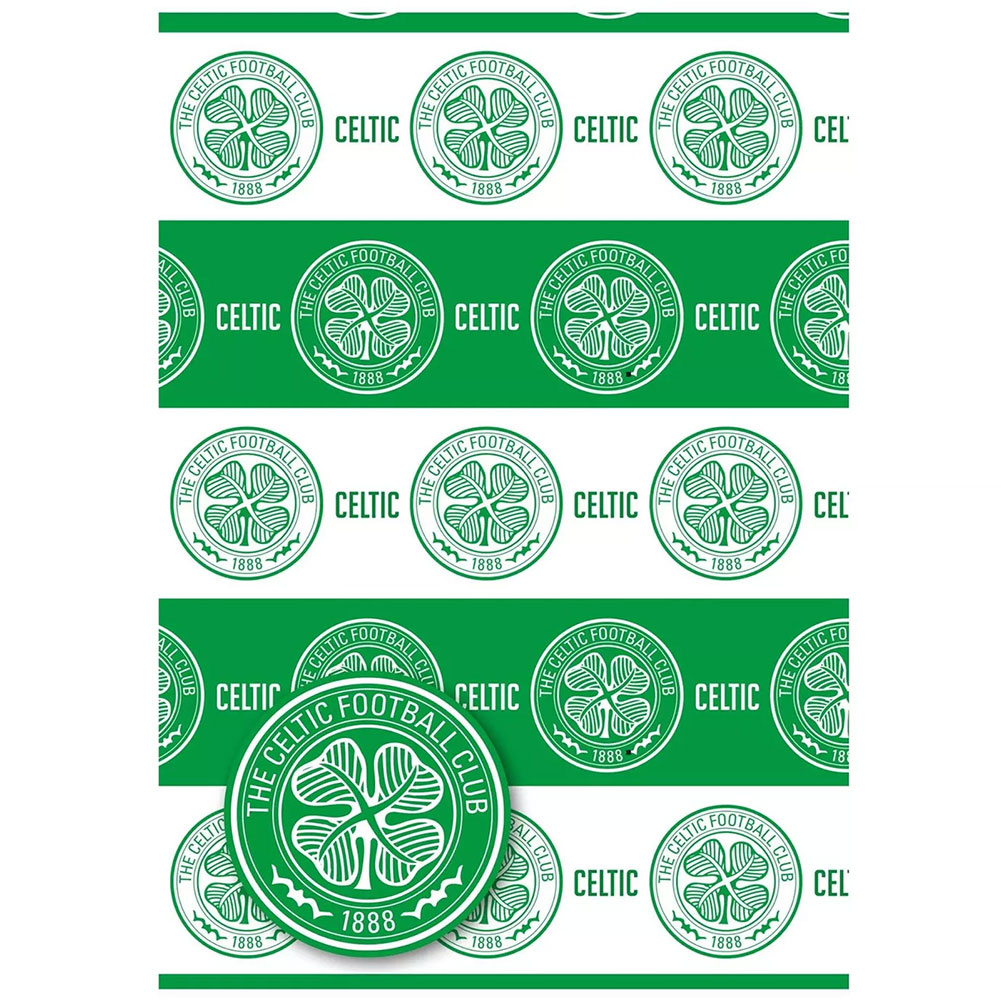 FC Celtic baliaci papier Christmas 2 pcs