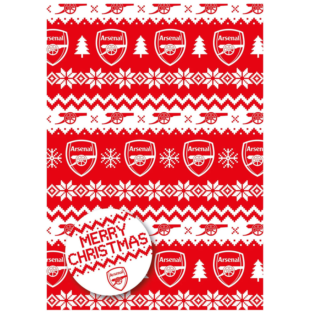 FC Arsenal baliaci papier Christmas 2 pcs