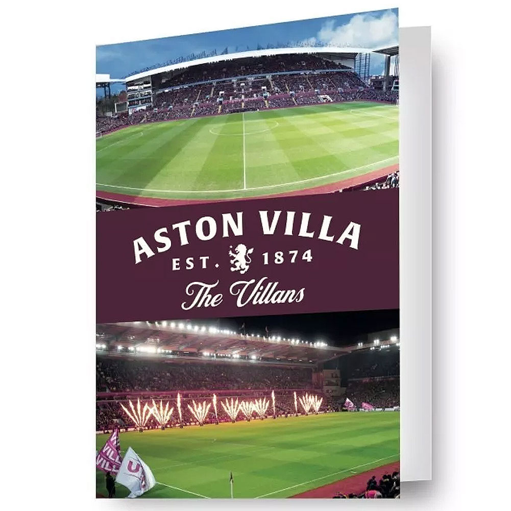 Aston Villa narodeninové želanie 3D Lenticular