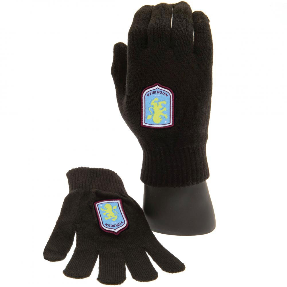 Aston Villa detské rukavice Knitted Gloves Junior