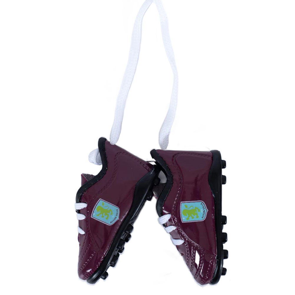 Aston Villa mini topánky do auta Mini Football Boots