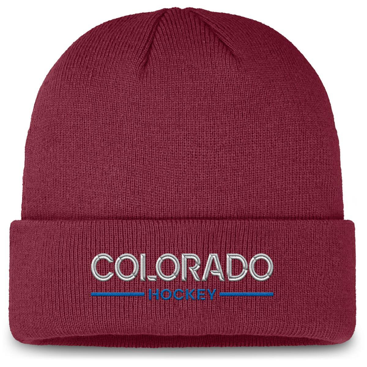 Colorado Avalanche zimná čiapka Authentic Pro A/Cap Cuffed
