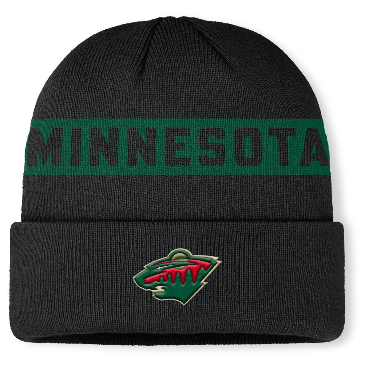Minnesota Wild zimná čiapka Authentic Pro A/Cap Cuffed inscription