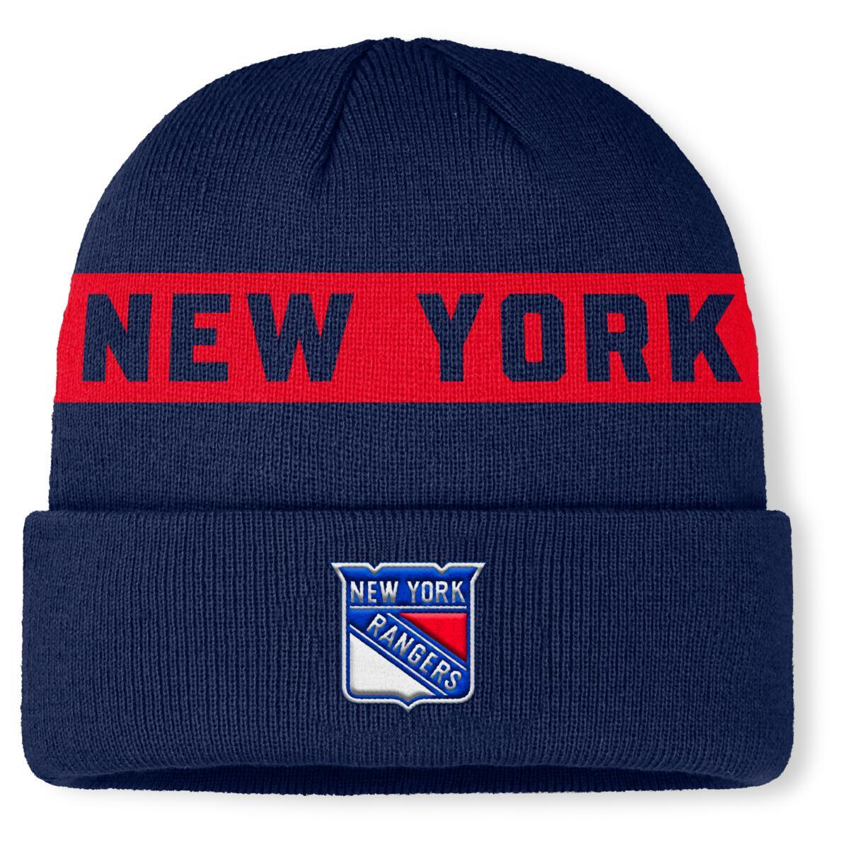 New York Rangers zimná čiapka Authentic Pro A/Cap Cuffed inscription